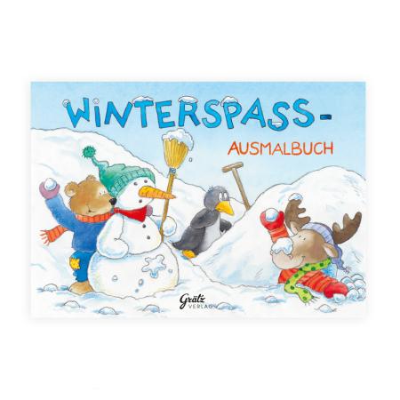 Mini Malbuch Winterspass